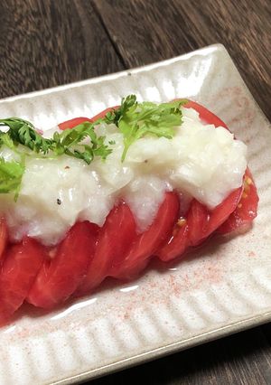 美肌&美腸☆玉ねぎマリネの冷やしトマト-レシピのメイン写真