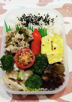 高１！男子弁当！豚こまのねぎ塩レモン52-レシピのメイン写真