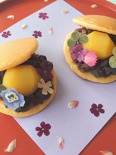 秋のミニどら焼き♪-レシピのメイン写真