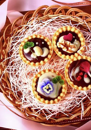 お花の生チョコミニタルト-レシピのメイン写真