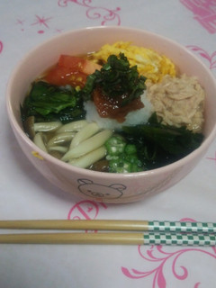 サラダ風ぶっかけそうめん-レシピのメイン写真
