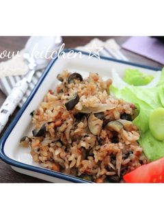 なすと納豆の焼き飯☆-レシピのメイン写真