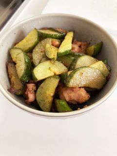 きゅうりのハラミ炒め-レシピのメイン写真