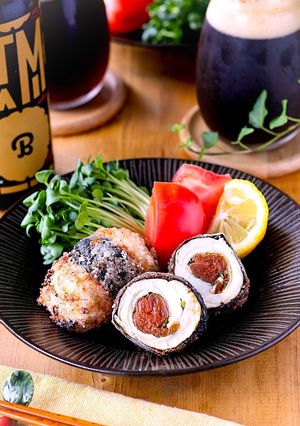 鶏のささみの梅しそロール-レシピのメイン写真