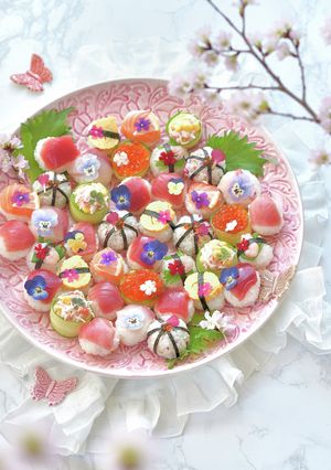 手毬寿司-レシピのメイン写真