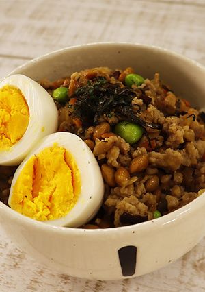 美味しすぎる‼スタミナ納豆丼-レシピのメイン写真