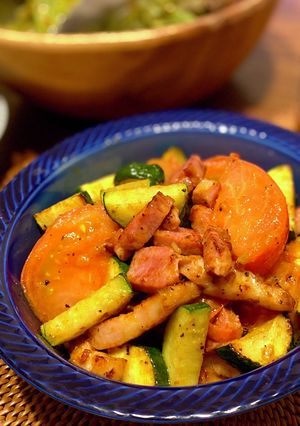 【簡単】夏野菜のスパイシー炒め-レシピのメイン写真