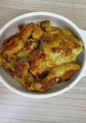 鶏むね肉のカレーパン粉焼き-レシピのメイン写真