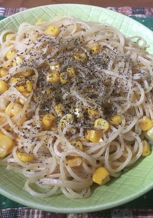 スパゲティ・バターコーン-レシピのメイン写真