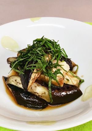 焼き茄子のポン酢がけ-レシピのメイン写真