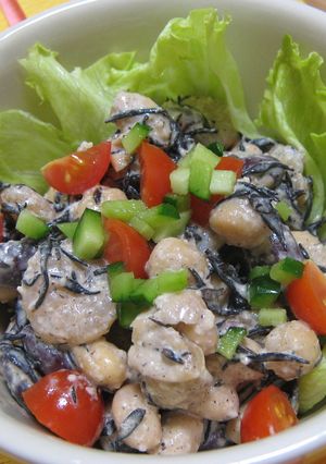 豆水煮とえびのマヨチーサラダ-レシピのメイン写真