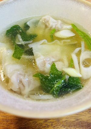 ワンタンスープ-レシピのメイン写真