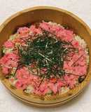 簡単・豪華♡マグロたたき（ネギとろ）寿司