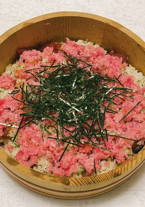 簡単・豪華♡マグロたたき（ネギとろ）寿司-レシピのメイン写真