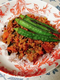 夏野菜たっぷり!我が家のキーマカレー-レシピのメイン写真