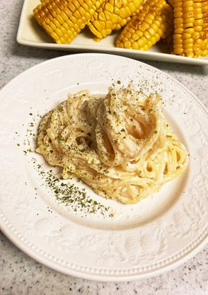 手抜き　アレンジ無限　クリームパスタ-レシピのメイン写真