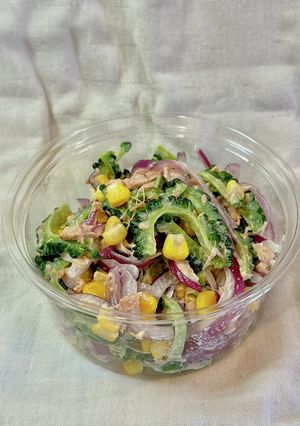 苦くないゴーヤーサラダ(冷蔵3日)-レシピのメイン写真