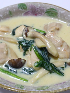 鶏肉ときのこのクリーム煮-レシピのメイン写真