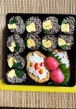 7/22 よっちゃんそば寿司弁当-レシピのメイン写真