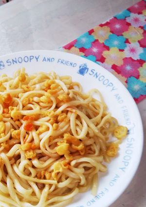 胡麻油とラー油で★簡単ピリ辛焼きうどん-レシピのメイン写真