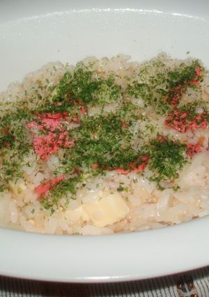 ハムとチーズの春色まぜご飯-レシピのメイン写真