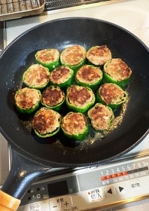 ピーマン肉詰め-レシピのメイン写真
