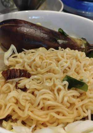 サッポロ一番しょうゆ味冷茄子ラーメン-レシピのメイン写真