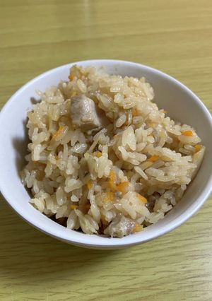 うどんスープで炊き込みご飯-レシピのメイン写真