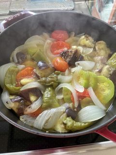 無水鍋で作る夏野菜の煮込みスープ-レシピのメイン写真