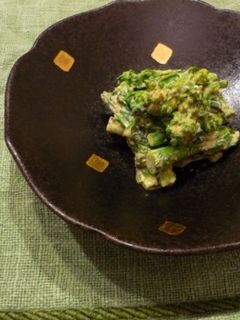 菜の花の胡麻みそマヨネーズあえ-レシピのメイン写真