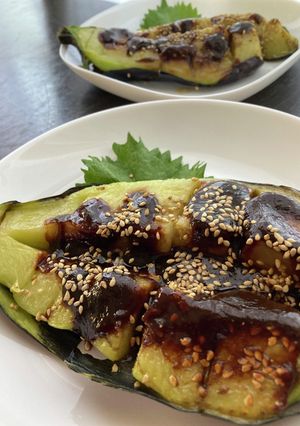 大きなナスは田楽-レシピのメイン写真