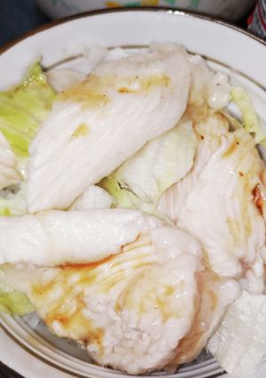鶏胸肉のぷるんな冷しゃぶ（丼）-レシピのメイン写真