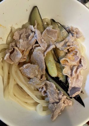 なすと冷しゃぶのごまだれうどん-レシピのメイン写真