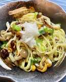 和風きのこパスタ★ 松茸の味お吸いもの