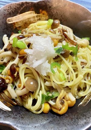 和風きのこパスタ★ 松茸の味お吸いもの-レシピのメイン写真