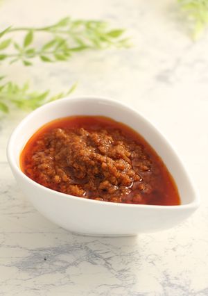 レンジで簡単！ピリ辛肉みそ-レシピのメイン写真