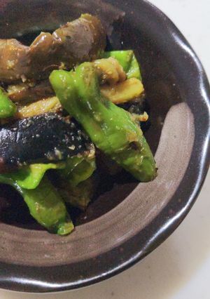 大量消費*ピーマンナスの焼いて和えるだけ-レシピのメイン写真