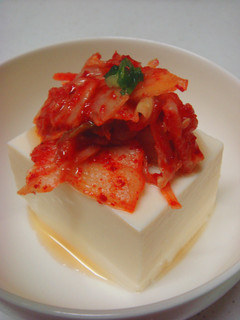 簡単おつまみ☆パパッとお豆腐のキムチのせ-レシピのメイン写真