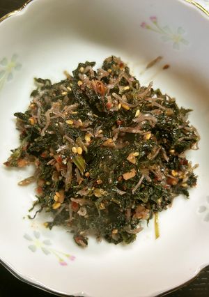 しその葉の佃煮:ジュースを作った後の活用-レシピのメイン写真
