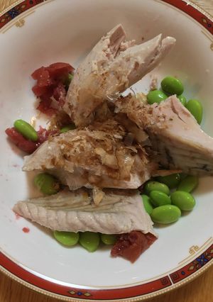 カツオと枝豆の梅ぽん酢和え-レシピのメイン写真