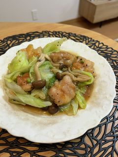 レタスと鶏もものオイスター炒め-レシピのメイン写真