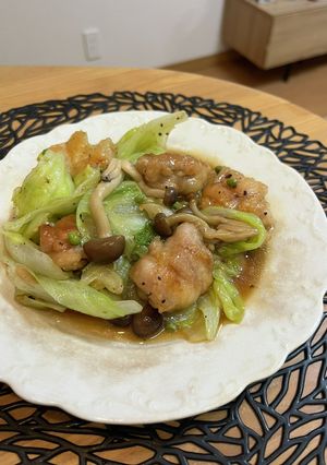 レタスと鶏もものオイスター炒め-レシピのメイン写真