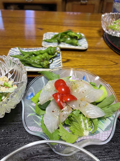 鯛のカルパッチョ-レシピのメイン写真