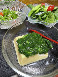 モロヘイヤと玉子豆腐-レシピのメイン写真