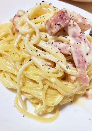 チーズ無し!カルボナーラ!-レシピのメイン写真