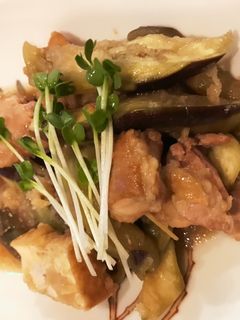 鶏モモ厚揚げ茄子のみぞれ煮-レシピのメイン写真