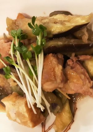 鶏モモ厚揚げ茄子のみぞれ煮-レシピのメイン写真