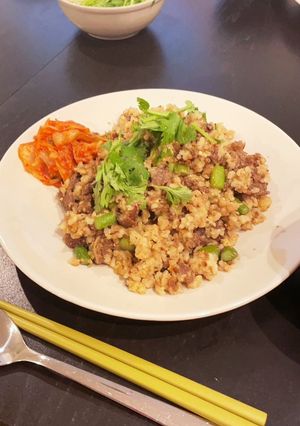 コストコのプルコギビーフで簡単旨い炒飯-レシピのメイン写真