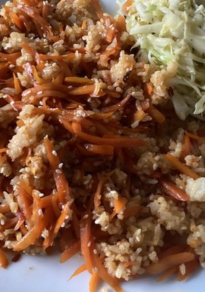 にんじんきんぴらチャーハン-レシピのメイン写真