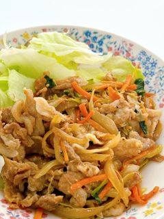 簡単♪豚肉とミョウガの味噌炒め-レシピのメイン写真